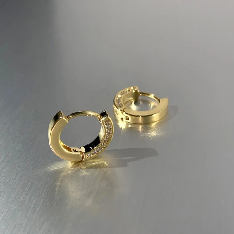 Fashion Stainless Steel Huggies Small Hoop Earrings for Women