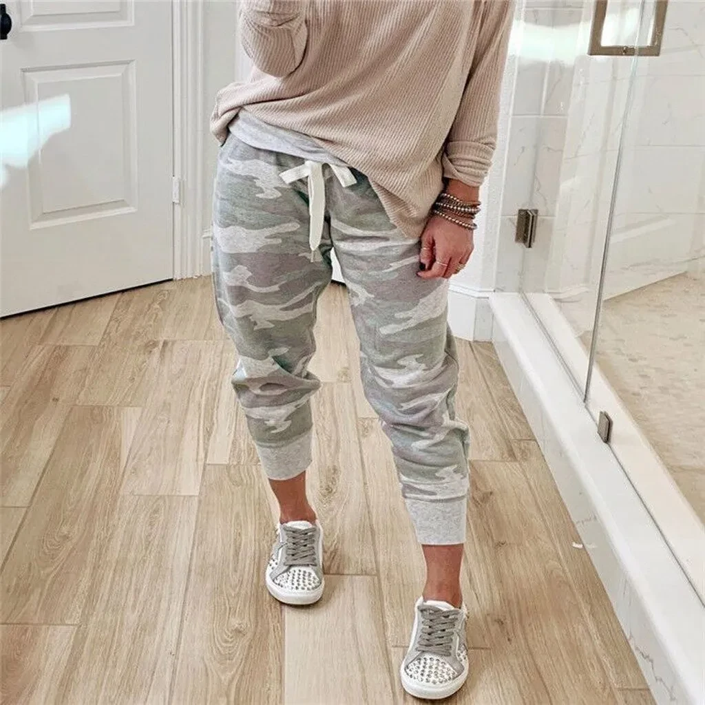 Grey Camo Fabric