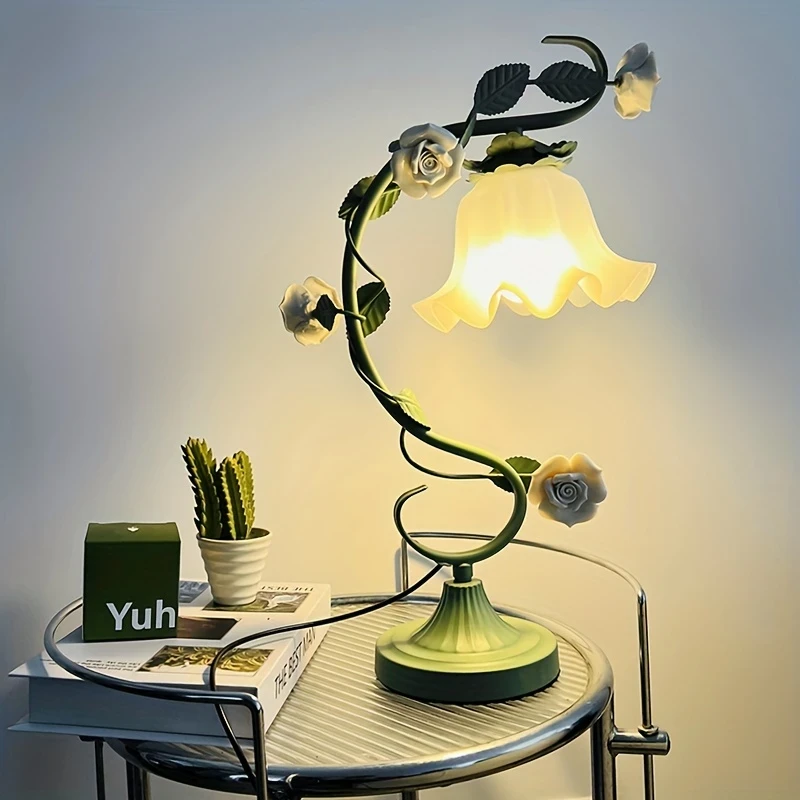 Traditional Style Energy-Efficient Table Lamp with Matte Finish