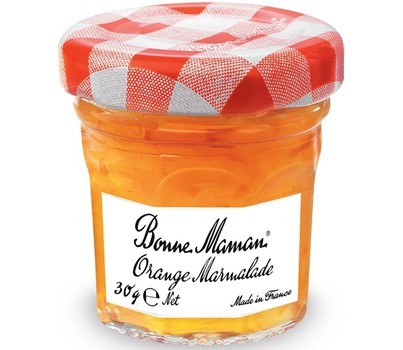 JAM ORANGE MARMALADE 30GM 60s (BONNE MAMAN 85101)