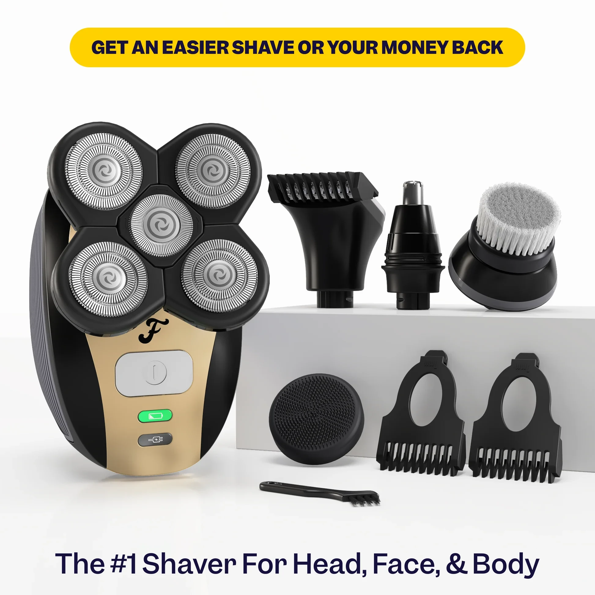 Full-Body Shaving Made Simple Head, Face, Body & Below the Waist