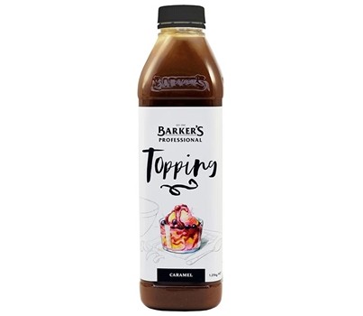 SAUCE TOPPING CARAMEL 1.25KG (BARKERS 77248)