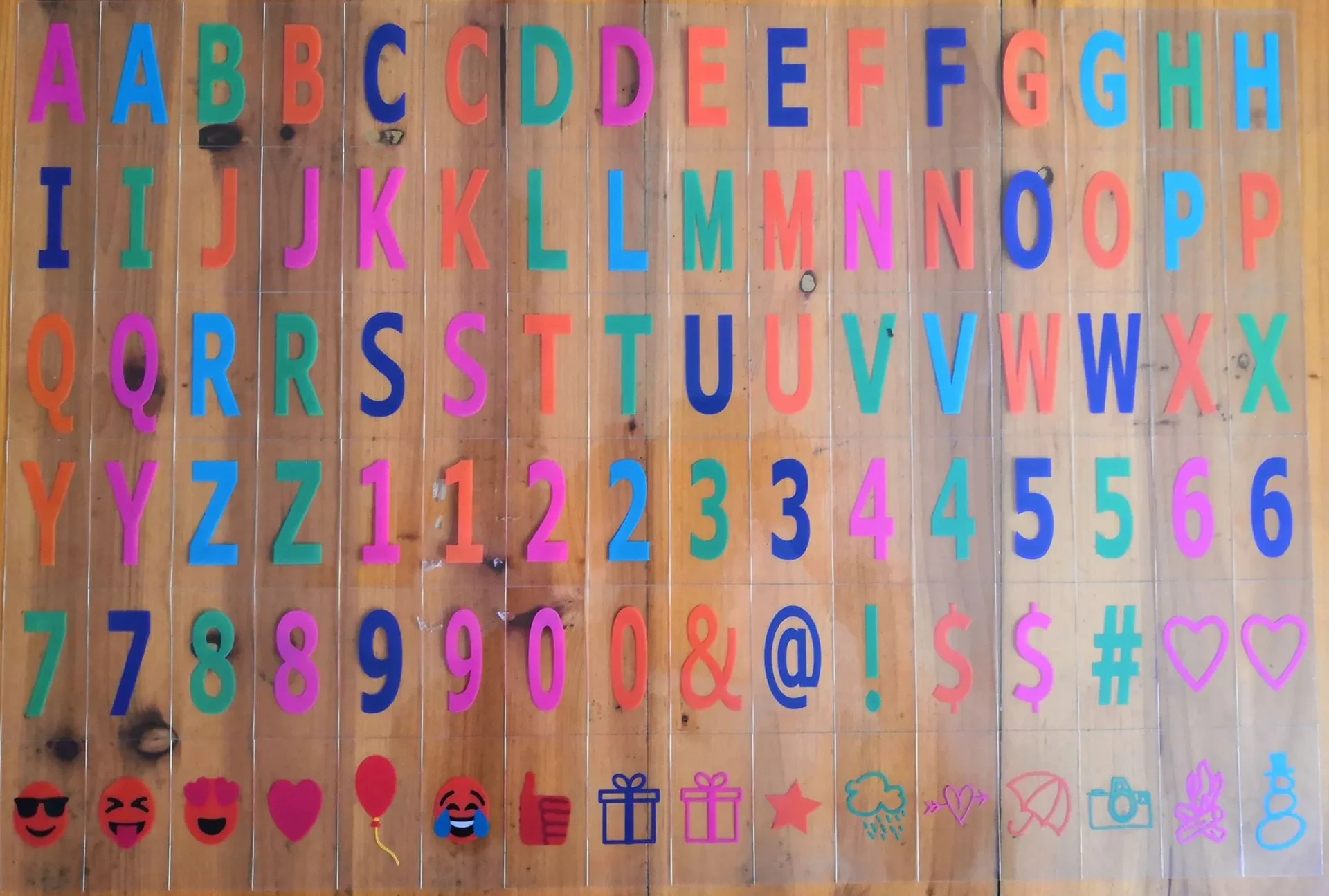 Cinema Light Box Symbols