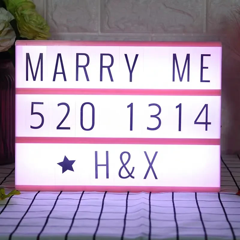 Cinema Light Box Symbols