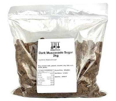SUGAR DARK MUSCOVADO 2KG (ICELANDIC SFSUG001)