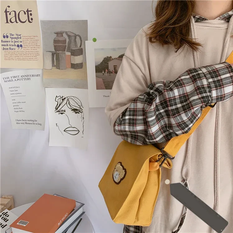 Crossbody Bag Female Canvas Shoulder & Crossbody Bag