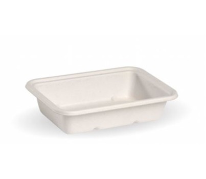 BASES TAKEAWAY WHITE 500ML 125s/SLV (BIOPAK B-LB-500-W-PF)