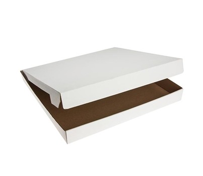 BOX PIZZA PLAIN WHITE 14" 100s (EMPEROR 1900/114)