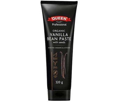 VANILLA BEAN PASTE ORGANIC 320GM (QUEEN 1-96-000264)
