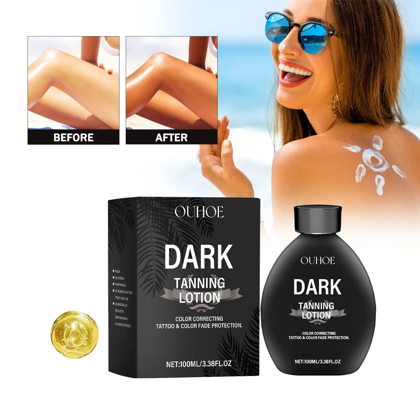 Summer Outdoor Sun Help Improve Skin Color Uneven Moisturizing Help Black Nursing Cream