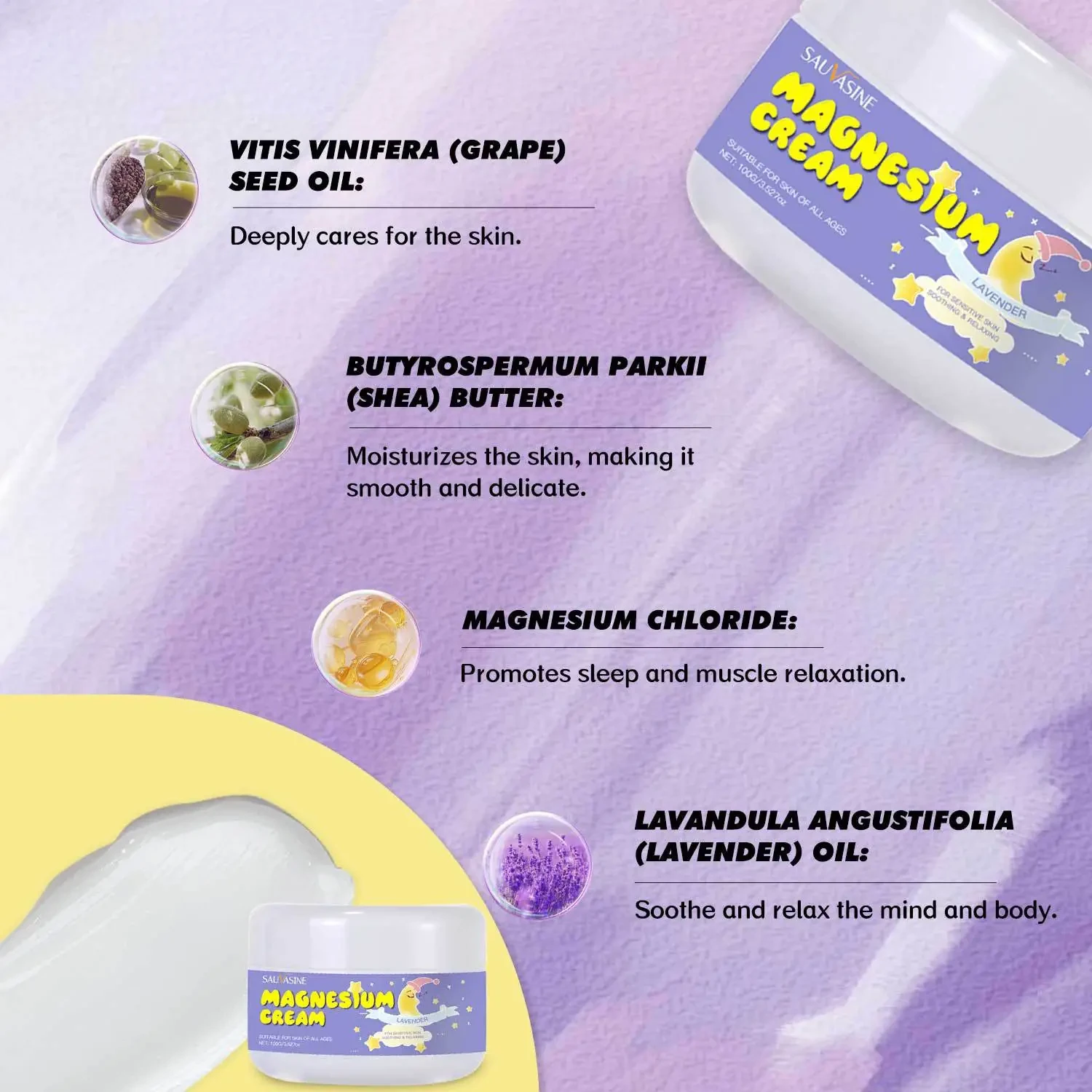 Universal Children's Magnesium Cream Lavender Cream