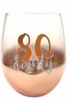 80TH OMBRE STEMLESS WINE GLASS