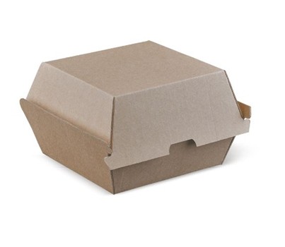 CLAMS BURGER 105x102x83MM KRAFT 250s (DETPAK M458S0010C)