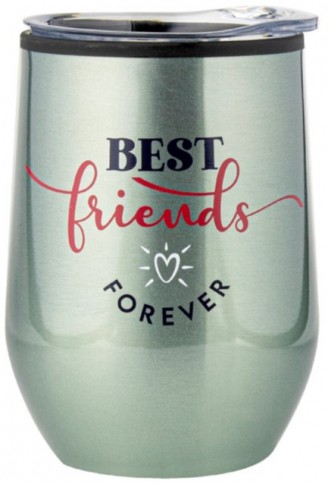 **BEST FRIENDS DOUBLE WALLED THERMOS TUMBLER 360ML