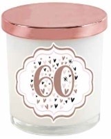 **60TH PASTEL HEART ROSE GOLD LID CANDLE