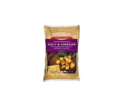 CHIPS SALT & VINEGAR WAVECUT (150GM) PER PKT (HEARTLAND)