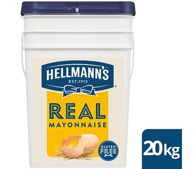 MAYONNAISE REAL GFF/R 20KG (HELLMANN'S 61037790)