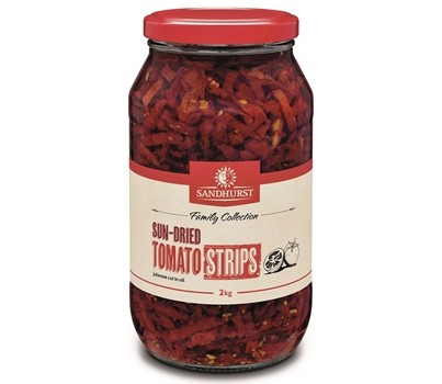 TOMATOES SUNDRIED HALVES IN OIL 1.9KG (SANDHURST SDTH2)