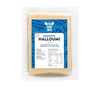 CHEESE HALLOUMI 650GM (THE DAIRY SHED)[CHIL]