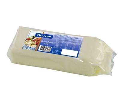 CHEESE HALLOUMI GRILL CHEESE BLCK 1KG(TAVERNA FETC3343)[CHIL