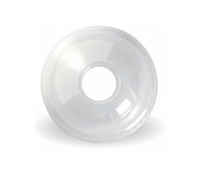 LIDS DOME 22MM HOLE CLEAR FIT 300-700ML CUP 100s/SLV(BIOPAK)