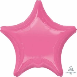 45cm Star Rose Pink Foil Balloon