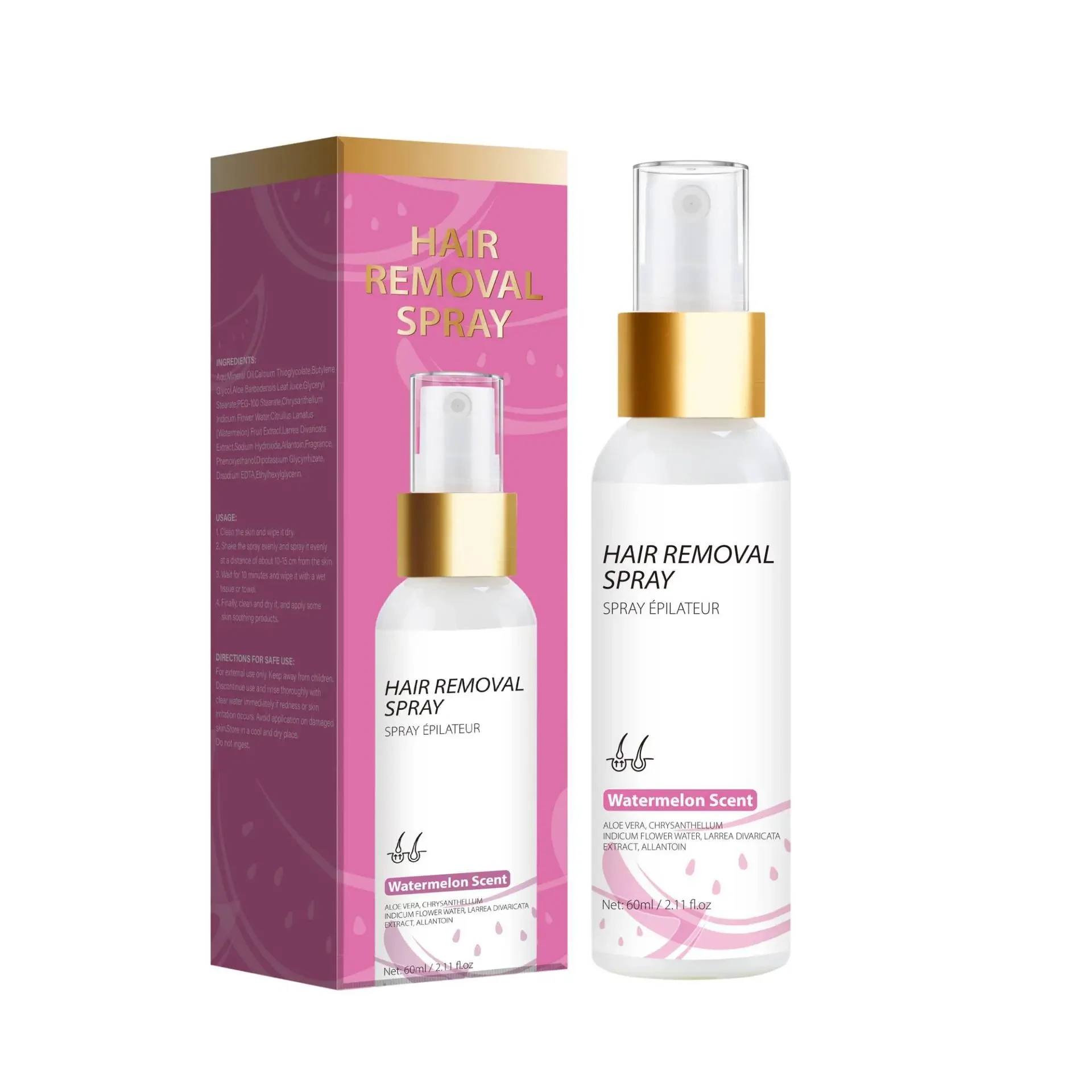 Watermelon Hair Spray 60ml Removal Spray