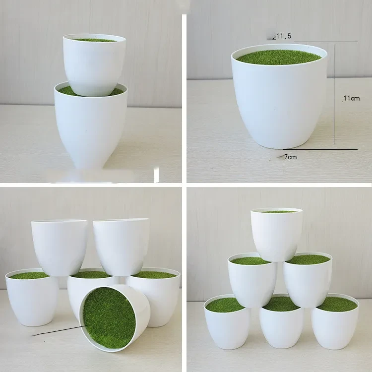 White Plant Pots