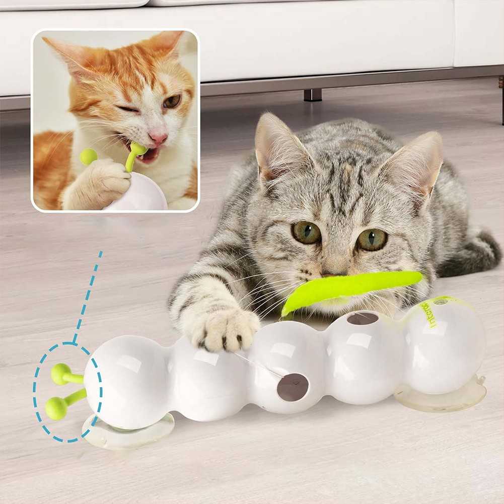 Whirlie Smart Motion Cat Toy with Worm Design