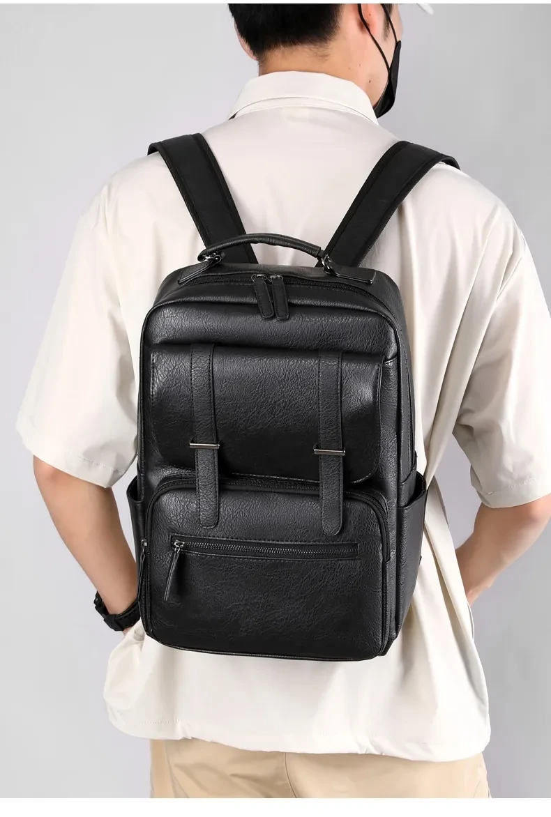 Fashion Men's Backpack Leisure Travel Waterproof Rucksack
