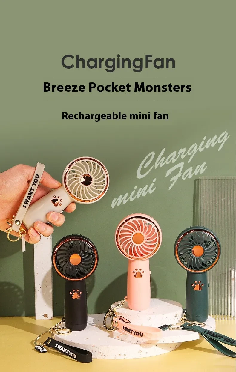 Mini Little Fan Cute Cartoon Portable