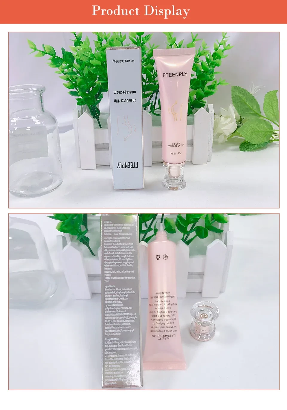 FTEENPLY Hip Lift Massage Cream