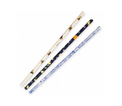 STRAWS PAPER ART SERIES 6MM REGULAR 250s/PKT (BIOPAK)