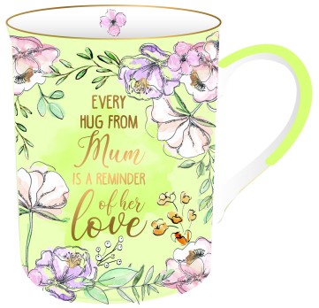 EVERY HUG FROM MUM LOVE INSPIRATION MUG 360ML