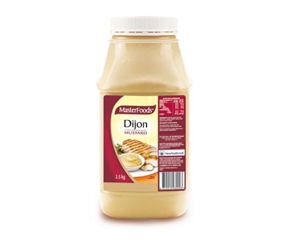MUSTARD DIJON 2.5KG (MASTERFOODS 157550)