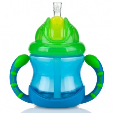 NUBY FLIP N SIP CUP WITH HANDLES 237ml