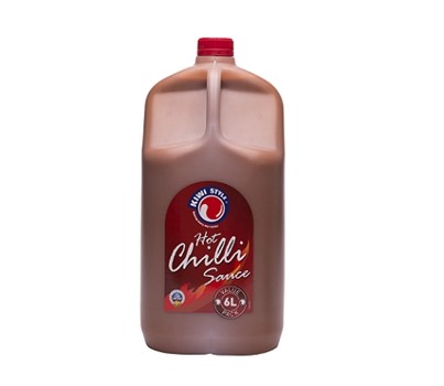 SAUCE CHILLI HOT 6L (KIWI STYLE 10020322)