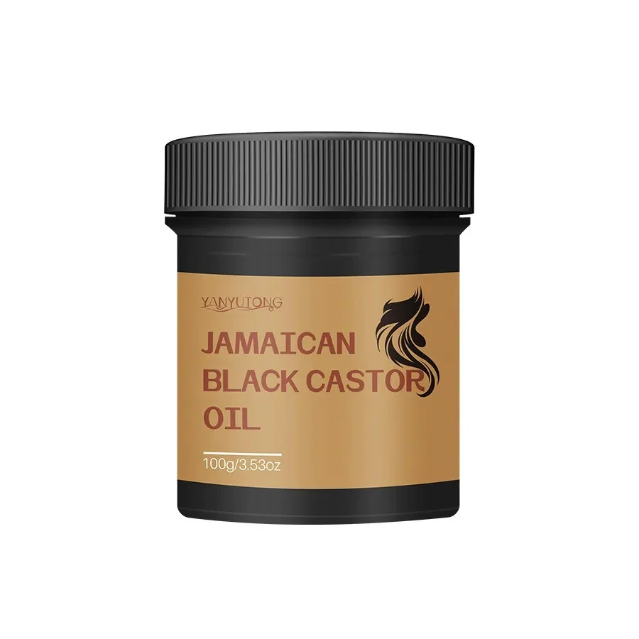 Black Castor Oil Curly Hair Cream Care Modeling Cream Shaping Elastin
