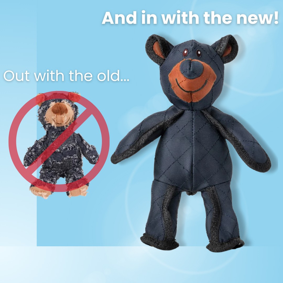 Indestructible Bear Dog Toy