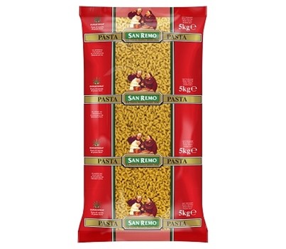 PASTA ELBOWS (#35) 5KG (SAN REMO 1003505)