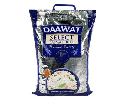 RICE BASMATI SELECT 5KG 4s (DAAWAT)