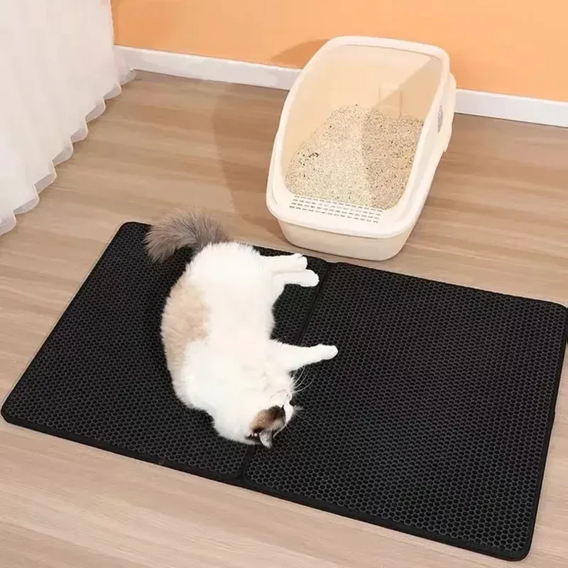 cat litter mat