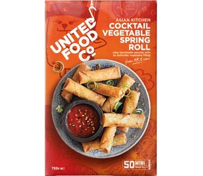 SPRING ROLLS MINI 12.5GM 80s 1KG (UNITED 2810) [FZN]