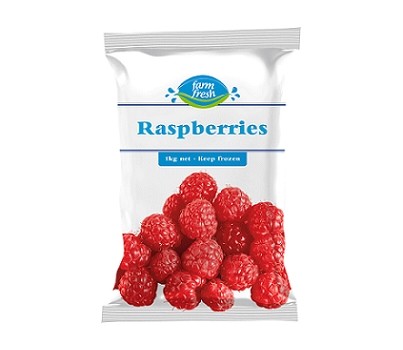 RASPBERRIES WHOLE 1KG (FARM FRESH) [FZN]
