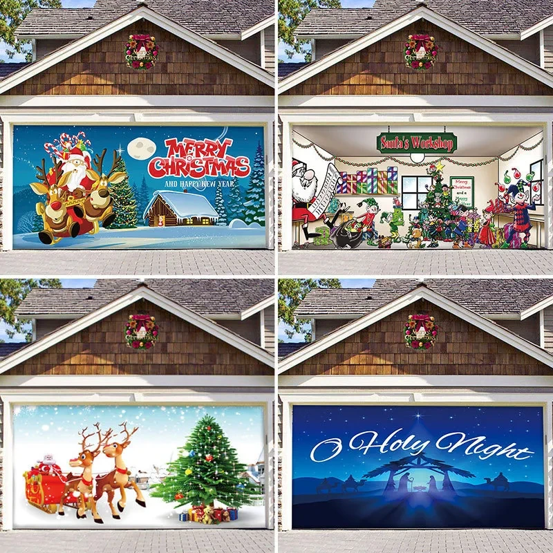 Christmas Garage Door Murals