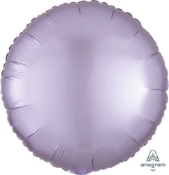 45cm Standard Balloon HX Satin Luxe Pastel Lilac Circle