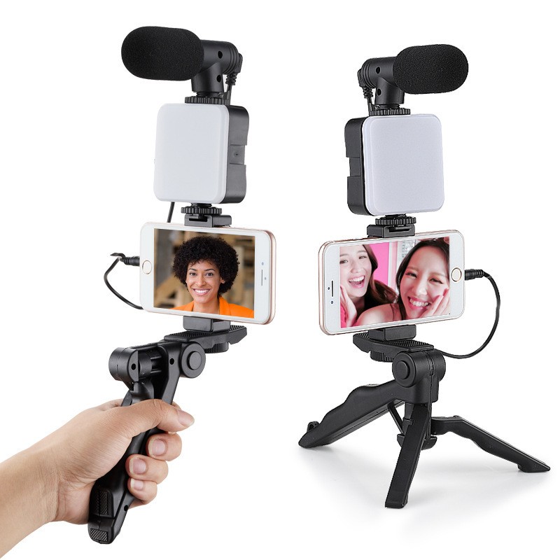 Multi-functional Desktop Beauty Leg Pocket Fill Light With Microphone Set