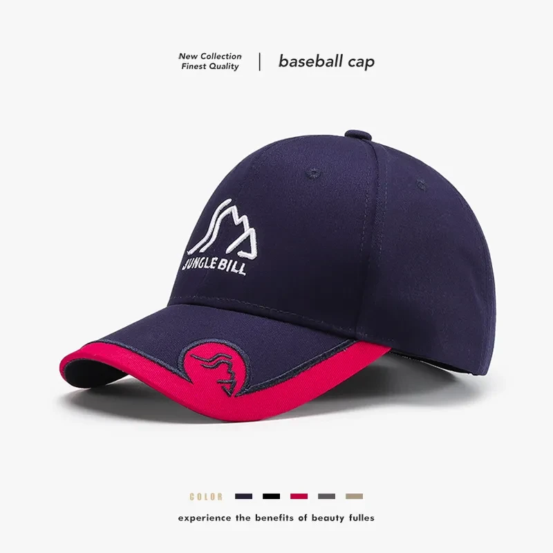 Letter Three-dimensional Embroidery Hard Top Big Head Circumference American Baseball Cap