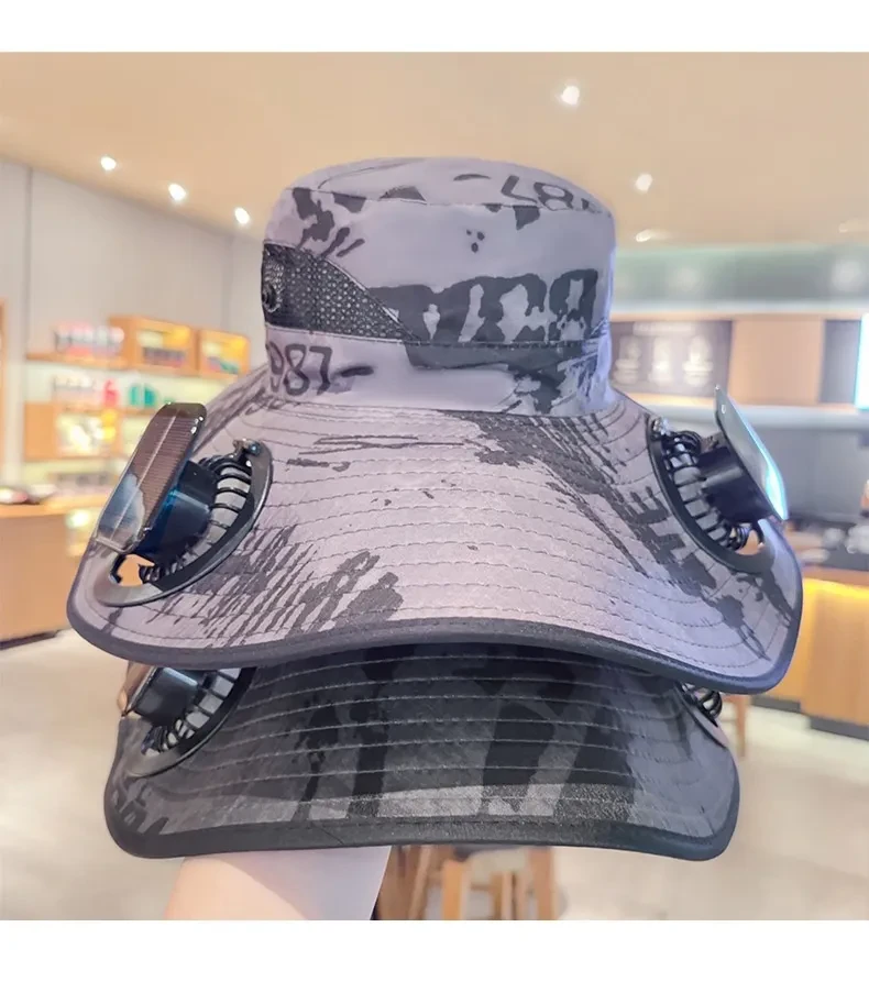 Hat Men's Big Brim Fishing Hat UV Protection