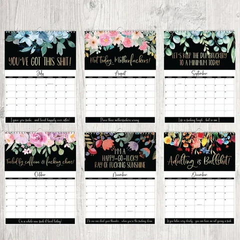 2024-2025: Fuck It or Fuck Me' Calendar for Tired-Ass Women